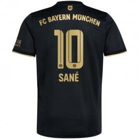 Jalkapallo Pelipaidat FC Bayern München Leroy Sane 10 Vieraspaita 2021-2022 Lyhythihainen